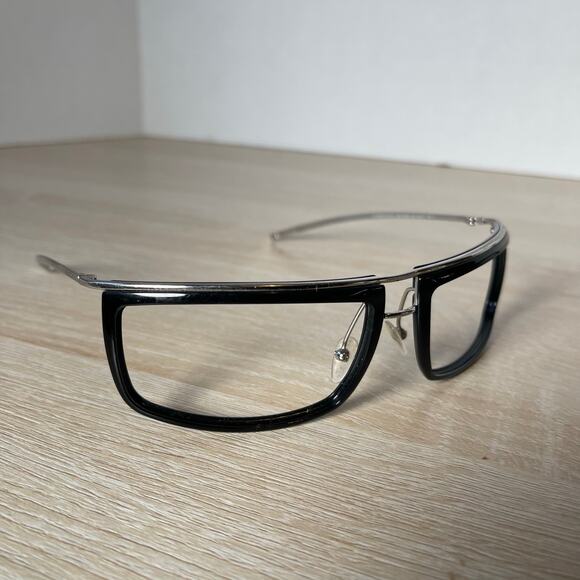 Gucci GG1761/S LS7 Sunglasses RARE! Frames Only Black Chrome 62-17-115 Italy - Picture 1 of 8